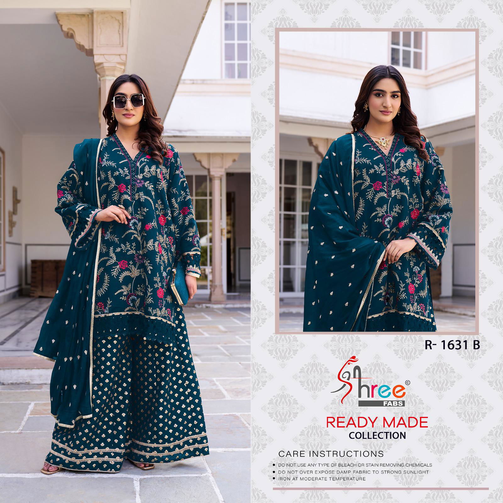 R 1631 By Shree Fabs slub Roman Pakistani Readymade Suits Orders In India
